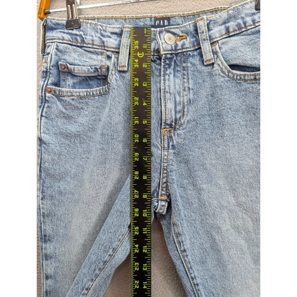 Gap Kids Boys Denim Jeans Blue Stretch Straight Taper Adjustable Waist Sz 12 NWT